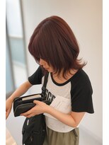 ヌードルバイコア(noodle by CoRe.gn)&nbsp;ミディアムレイヤー×赤みブラウン