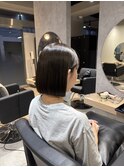 切りっぱなしボブ