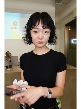レコ 渋谷(LECO) ショートボブパーマ