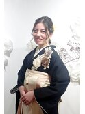 卒業式ヘア 袴着付