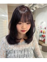 ボタン ハカタ(VOTAN hakata)&nbsp;【前田七音】大人モテヘア/ラベンダー/秋カラー/ブリーチなし