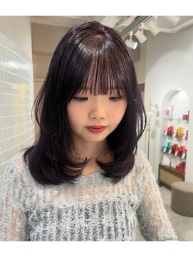 ボタン ハカタ(VOTAN hakata) 【前田七音】大人モテヘア/ラベンダー/秋カラー/ブリーチなし