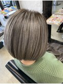 白髪ぼかしエアタッチバレイヤージュ