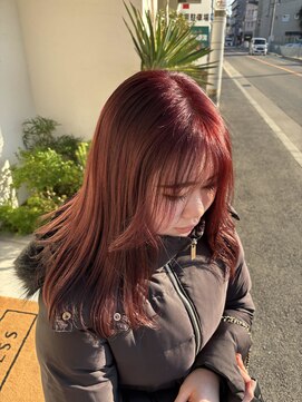 ワインレッドカラー