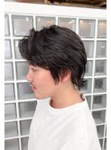 毛ながれパーマミディアム