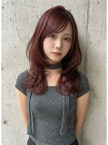 ピヨン 心斎橋(piLLon)&nbsp;ふんわりレイヤー×レッドカラー