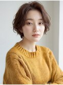 似合わせカット20代30代40代50代ショートボブナチュラルパーマ
