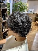 マッシュウルフ/ルーズパーマ/メンズパーマ