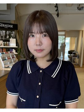 アルジャーノン グリーン(ALGERNON GREEN) 艶ボブ×シースルーバング