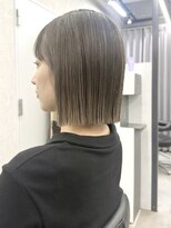 ヘアサロン ドットプラス 町田店(dot. plus) 【フジタアヤコ】白髪を活かしたヘイリーボブ