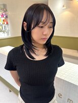 エミィ(emme)&nbsp;ハッシュカット×ラベンダーブルー【hana】