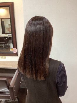 カラリス 黒川店(coloris)の写真/白髪染めやオシャレ染めで可愛い素敵なカラーに！髪色で自分らしさを表現できるサロン☆