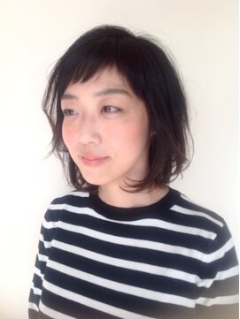 ヘアーミックス ニット(hair mix nitt) 前髪をバッサリ切るだけで可愛くなっちゃうボブ