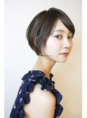 【RISK】耳掛けもできるナチュラルショート【三鷹】