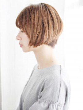 ヘアメイク ナル(hair make nalu) おろし流しのナチュラルボブスタイル
