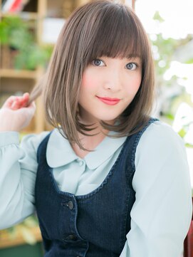 カバーヘア イヴ 戸頭店(COVER HAIR EVE) ■EVE戸頭104-16★■外国人風カラーが個性的前下がりストレート!