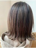 Lien☆ハイライトグレージュ×外ハネボブスタイル　立川