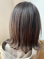 リアン(Lien) Lien☆ハイライトグレージュ×外ハネボブスタイル　立川