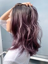 アイティー バイ アルバム 中野店(IT by ALBUM) ラベンダーグラデーション_ローライトスリークボブ_ba288691