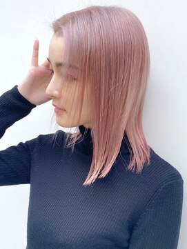 アイティー バイ アルバム 浦和店(IT by ALBUM) ピンクパール_ホワイトアッシュショートパーマ_ba312462