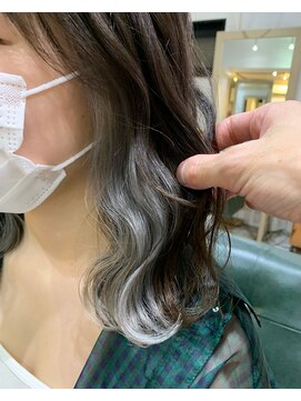 アクト 仙川店(ACT) シルバー　イヤリングカラー　ウェーブ巻き