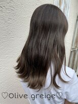 ジィップクリニカ(Zip clinica) オリーブグレージュハイライトカラー