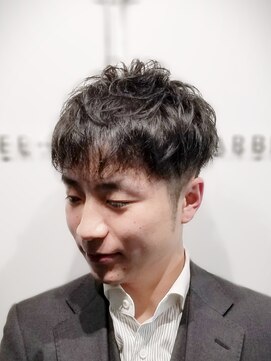 リバティシェアバーバー 銀座(LIBERTY SHARE BARBER) カジュアルツーブロックスタイル