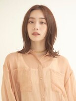 ルクスドレ 新宿(Luxe doree')&nbsp;くびれヘア/アースカラー/地毛風カラー/大人ヘルシー[新宿駅]