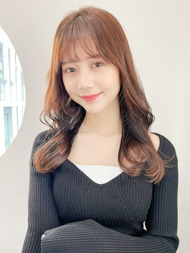 レア 表参道(L'ea) 黒髪クラゲヘアーオリーブグレー小顔ココアベージュ