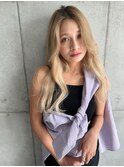 大人可愛いブロンドベージュ