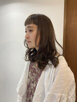 ハグ 横浜(HUG)&nbsp;オン眉 × チャコールグレージュ