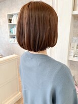 キャアリー(Caary)&nbsp;福山人気caary内巻きボブメルティーカラーショコラベージュ20代