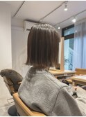 切りっぱなし/外ハネ/ボブ/特農水素ケアトリートメント
