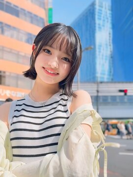 ピース トウキョウ(PEACE TOKYO) 切りっぱなしボブミニボブくびれボブ外ハネボブ10代20代30代