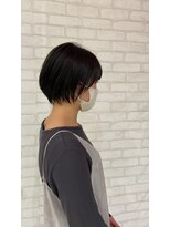 ビス ヘア アンド ビューティー 西新井店(Vis Hair＆Beauty)&nbsp;20代30代40代小顔ハンサムショートアッシュブルーブラック