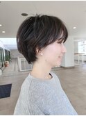 丸みショート/ショートカット/ショートヘア/20代/30代/40代