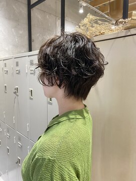 トマト(TOMTO) 【RYOHEI】マッシュショートウルフレイヤー_ニュアンスパーマ