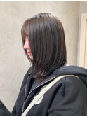 顔周りレイヤー×オリーブべージュ