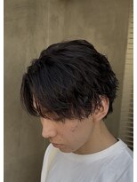 メンズギフト(men's GIFT)&nbsp;大分波巻きスパイラルルーズパーマメンズ刈り上げツーブロック