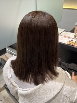 アヴァンス アリオ鳳店(AVANCE) オリーブベージュ×髪質改善ストレート