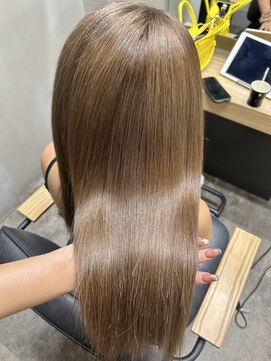 フレーム なんば店(FRAME) ♪ダブルカラー　ミルクティベージュ