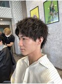 スパイキーショート×ソフトツイストパーマ［9月］