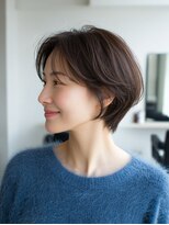 ラファンジュ ヘアー クレオ(Rohange hair Creo)&nbsp;ニュアンスショート 耳かけショート