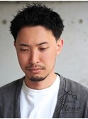 大人スパイキーテーパーフェード