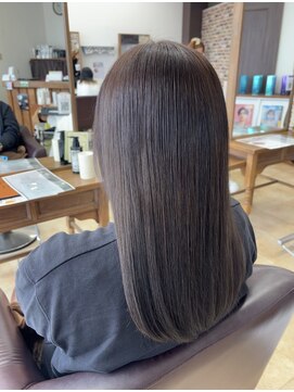 トップスタイル リッチ 色落ちも楽しめるグレージュカラー