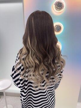 ブランシスヘアー(Bulansis Hair) アンブレラカラーロングスタイルアンブレ