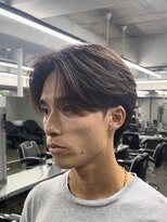 ニコトウキョウ 新宿(nico TOKYO) テーパーフェードニュアンスパーマ刈り上げセンターパートメンズ