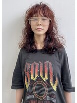 ジュノ 鹿児島中央店(Juno)&nbsp;ミディアムクセ毛風パーマ