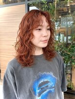 リールヘアー 大野城店(rire hair)&nbsp;ミディアムウェーブパーマ