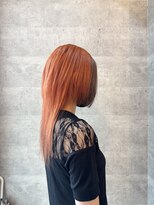 ブレイブ ヘアデザイン(BRaeVE hair design)&nbsp;オレンジ＆フェイスフレミングウルフ